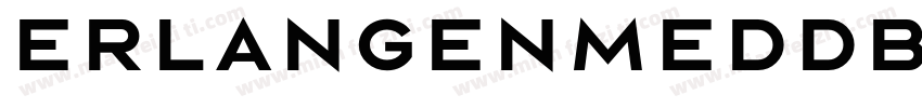 ErlangenMedDB Bold字体转换